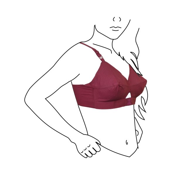 Maroon Bras for Women - Image 2