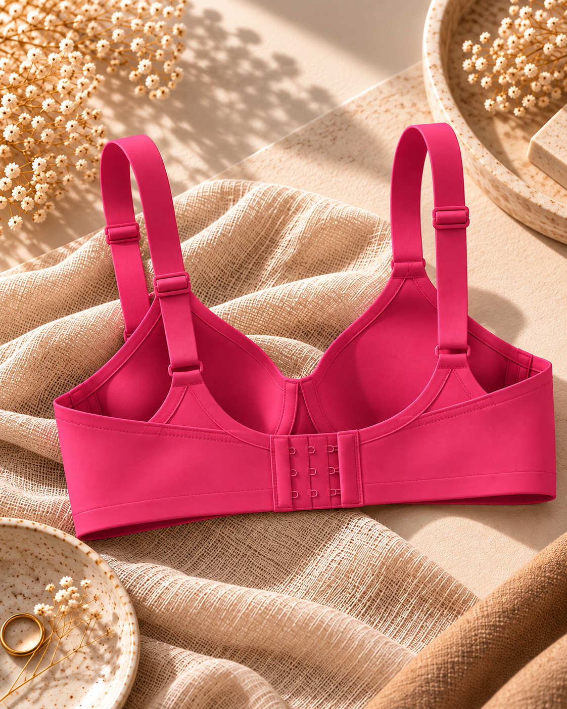 RIDOZ Pink Innerwear Back View
