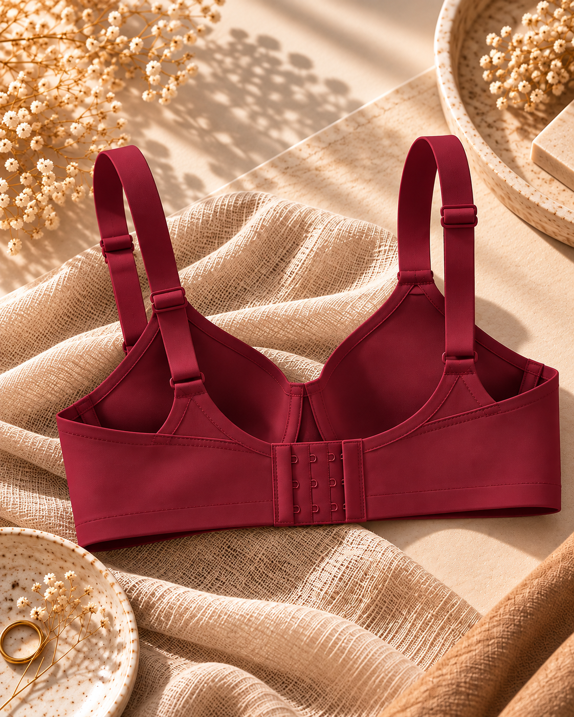 RIDOZ Maroon Innerwear Back View