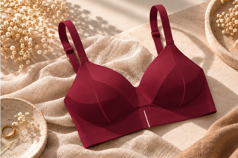 RIDOZ Maroon Innerwear Front View