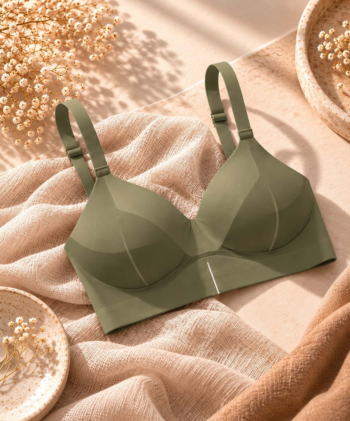 RIDOZ Green Innerwear Front View